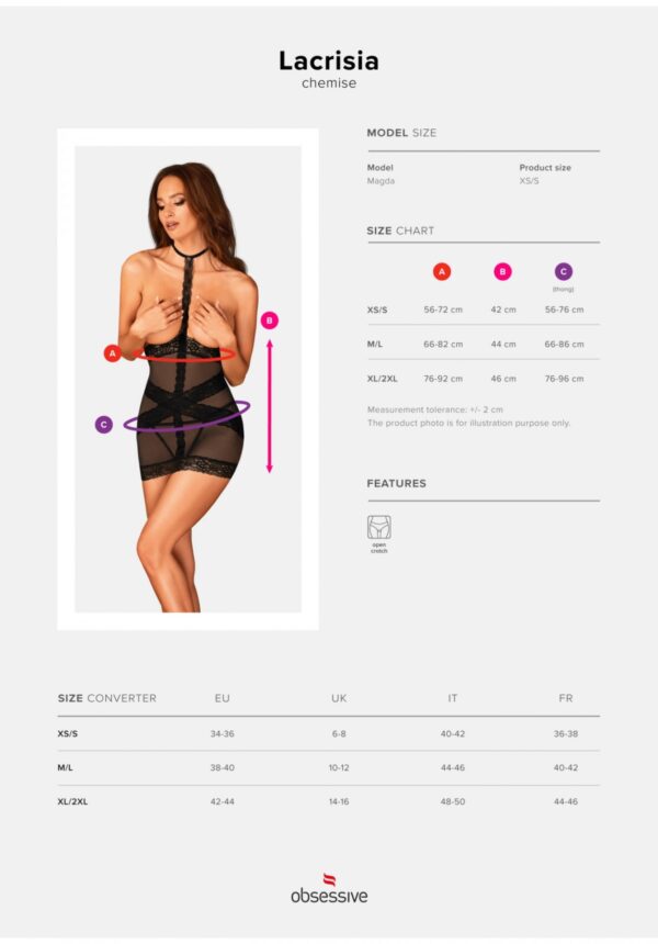 Bielizna Lacrisia koszulka  M/L - obrazek 7