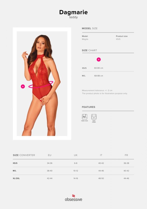 Bielizna Dagmarie body  XS/S - obrazek 7