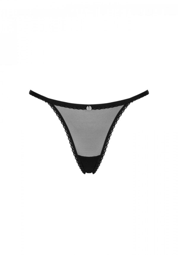 Celia Noir thong   XS/S - obrazek 7
