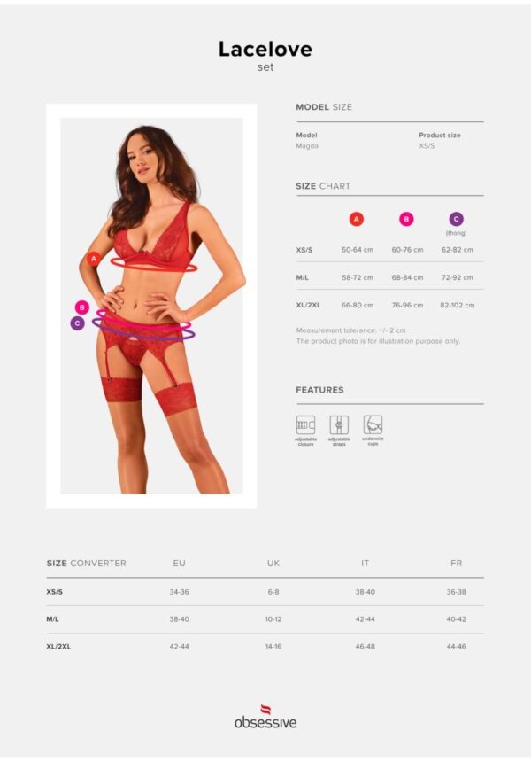 Lacelove stringi  M/L - obrazek 7