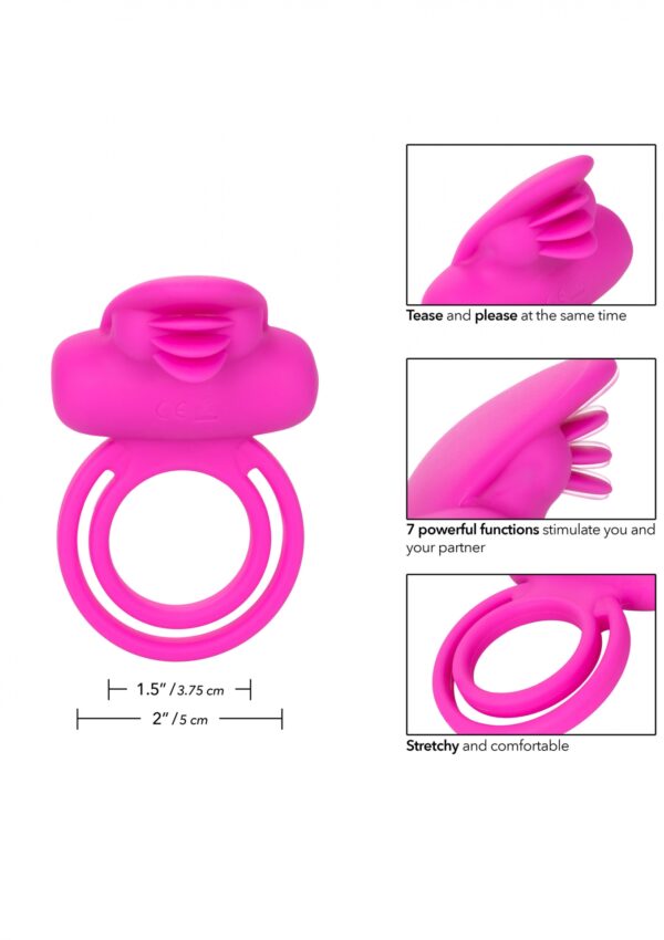 Dual Clit Flicker Enhancer Pink - obrazek 8