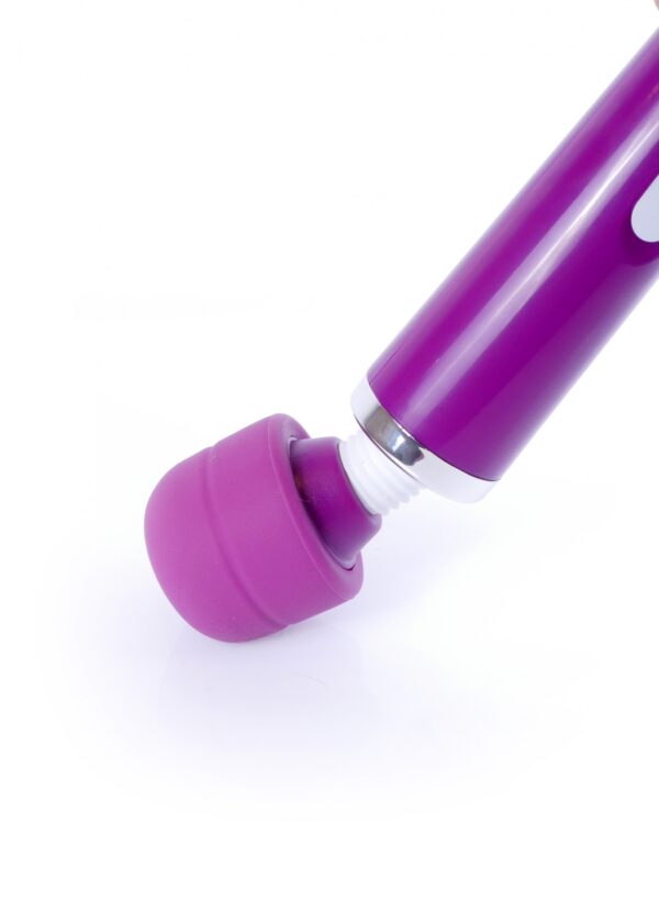 Stymulator Magic Massager Wand USB Purple 10 Function - obrazek 8