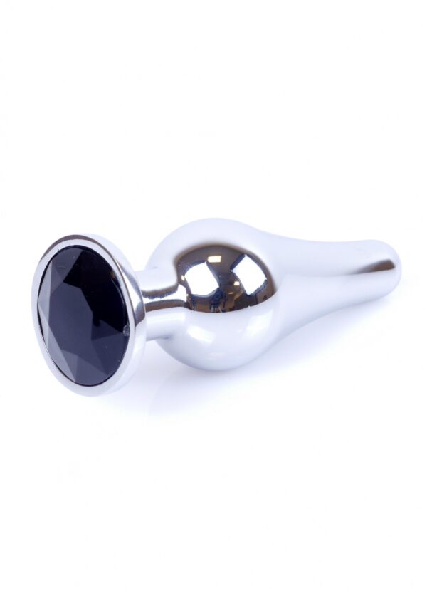 Plug Jewellery Silver BUTT PLUG  Black - obrazek 8