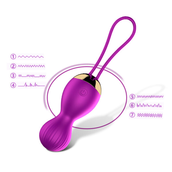 Kulki Vibrating Silicone Kegel Balls USB 7 Function - obrazek 8
