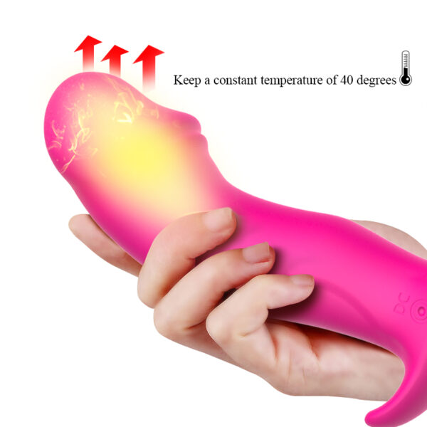 Stymulator Silicone Panty Vibrator and Pulsator USB 10 Function / Heating - obrazek 8
