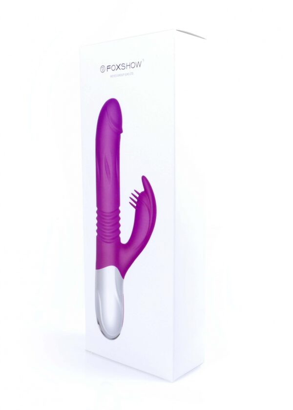 Wibrator Silicone Vibrator USB 10 Function + Expander and Thrusting Function - obrazek 8