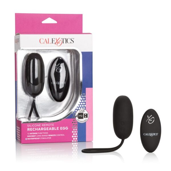 Remote Rechargeable Egg Black - obrazek 8