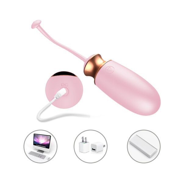Jajko/wibr Vibrating Silicone Love EGG USB 10 Function / Heating / Voice Control - obrazek 8