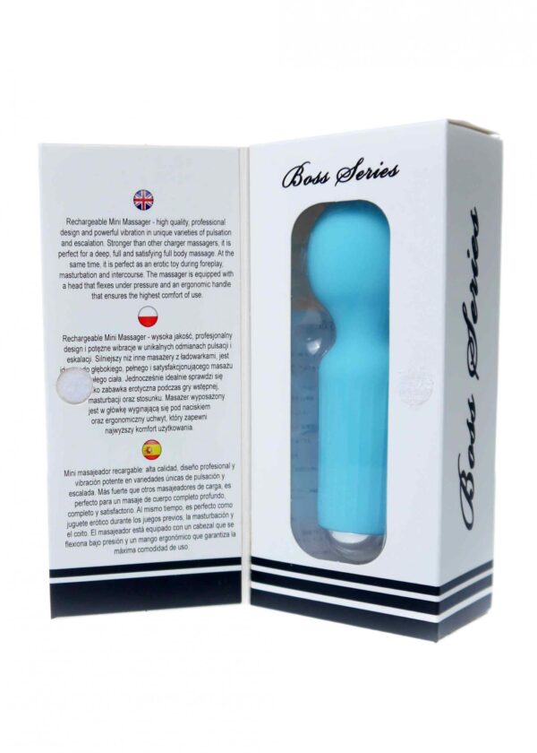 Stymulator Rechargeable Mini Masager USB 20 Functions   Blue - obrazek 8