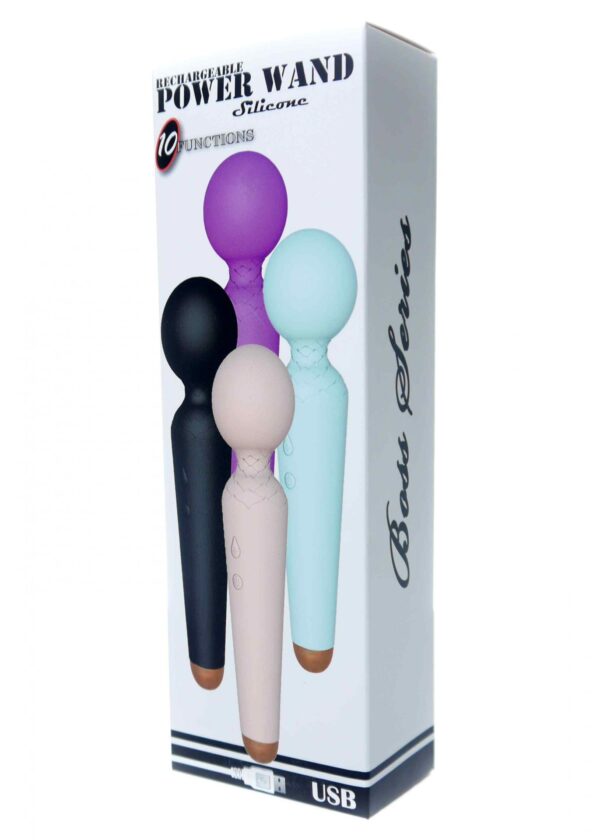 Stymulator Rechargeable Power Wand USB 10 Functions   Flesh - obrazek 8