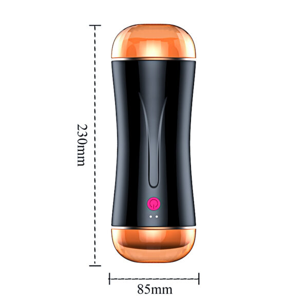 Masturbator Vibrating Masturbation Cup USB 10 function + Interactive Function / Double Ends - obrazek 8