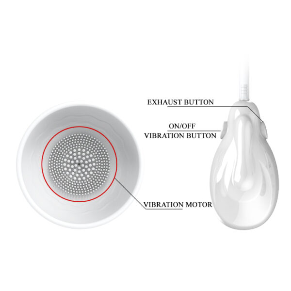 PRETTY LOVE   BREAST VIBRATING MASSAGER - obrazek 6