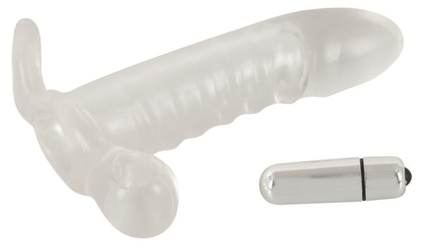 Crystal Clear Vibrating Sleeve - obrazek 8