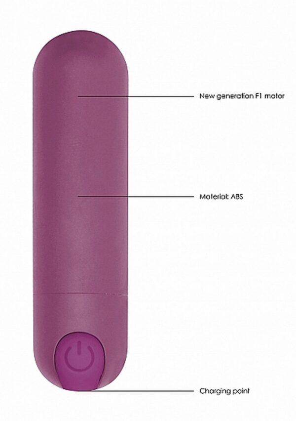10 Speed Rechargeable Bullet   Purple - obrazek 8