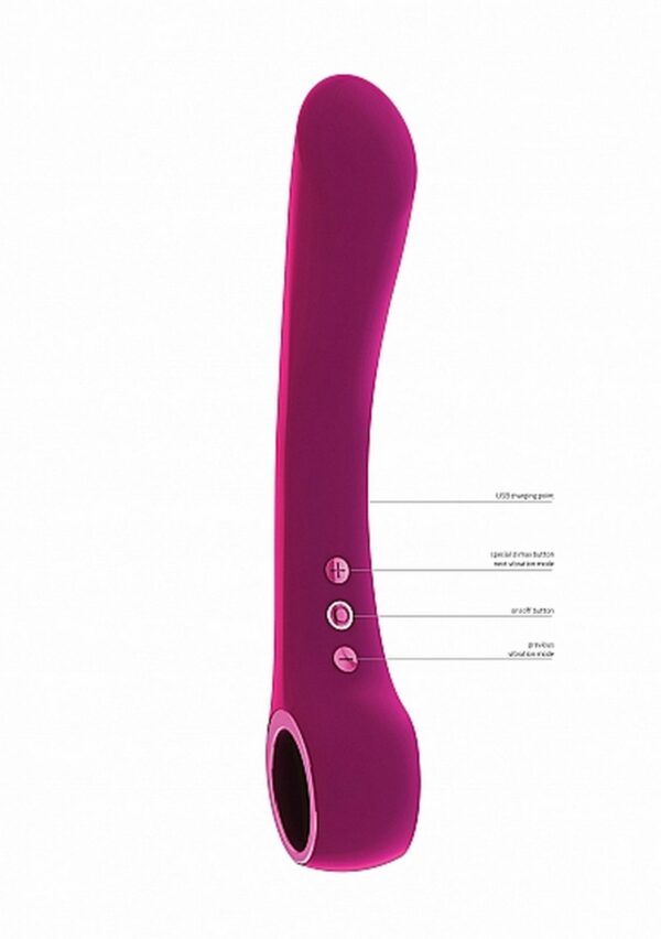 Ombra   Bendable Vibrator Punkt G   Pink - obrazek 8