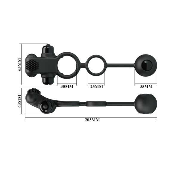 PRETTY LOVE  VIBRATION PENIS SLEEVE IV, 10 vibration functions - obrazek 6