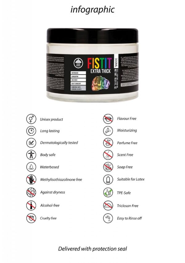 Fist It   Extra Thick   Rainbow   500 ml - obrazek 8
