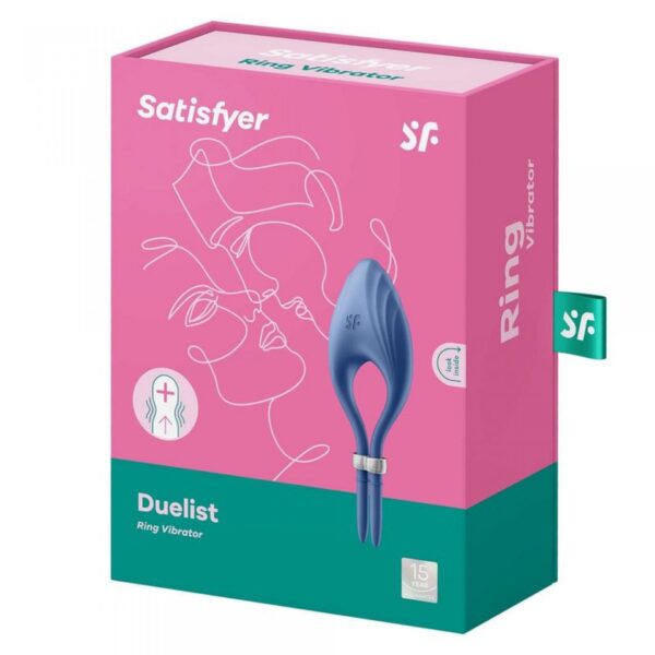 Pierścień Duelist Ring Vibrator (Blue) - obrazek 8