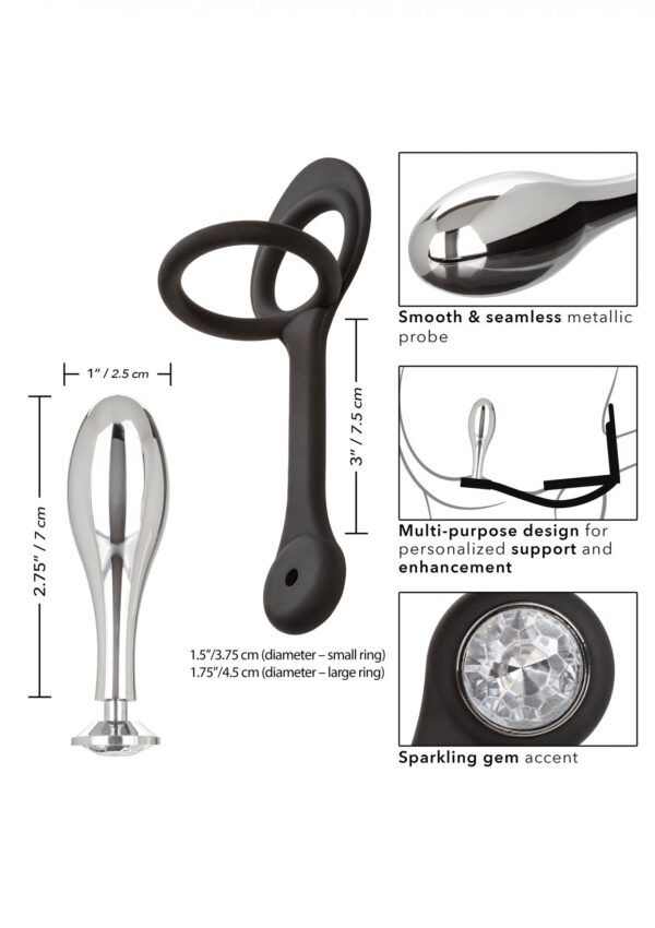 Star Fucker Teardrop Plug Silver - obrazek 8