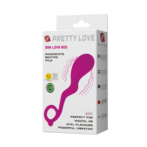 PRETTY LOVE  MINI LOVE EGG, 12 vibration functions - obrazek 8