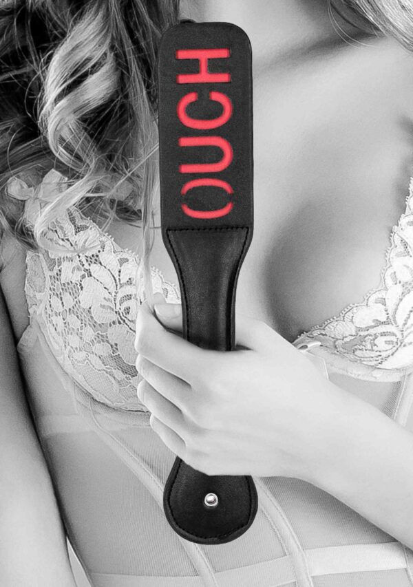 Bonded Leather Paddle Ouch - obrazek 8