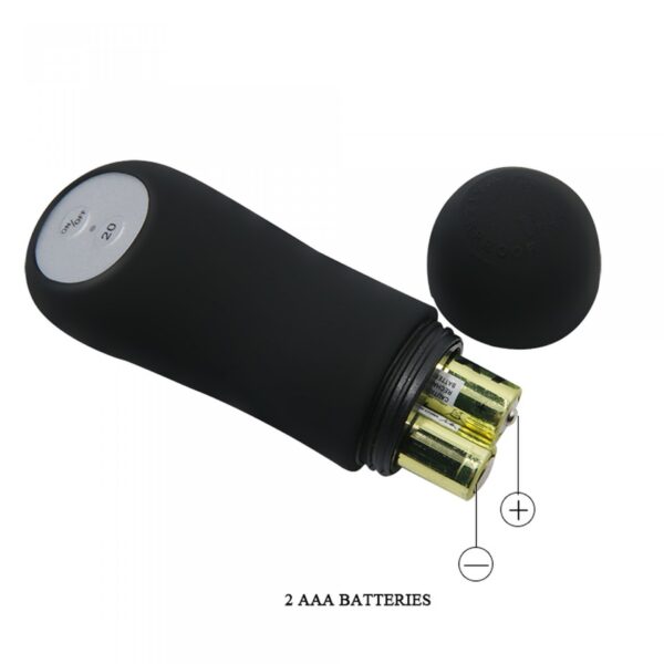 BAILE   BUTT PLUG, 20 vibration functions Wireless remote control - obrazek 8