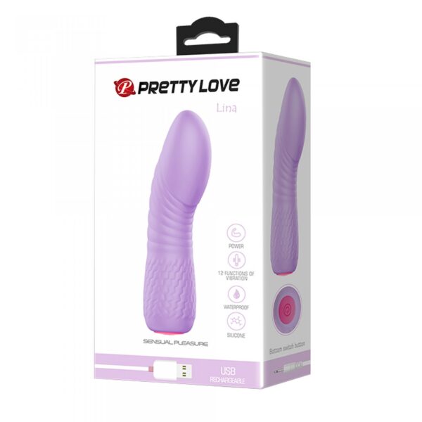 PRETTY LOVE   Lina, 12 vibration functions Memory function - obrazek 8