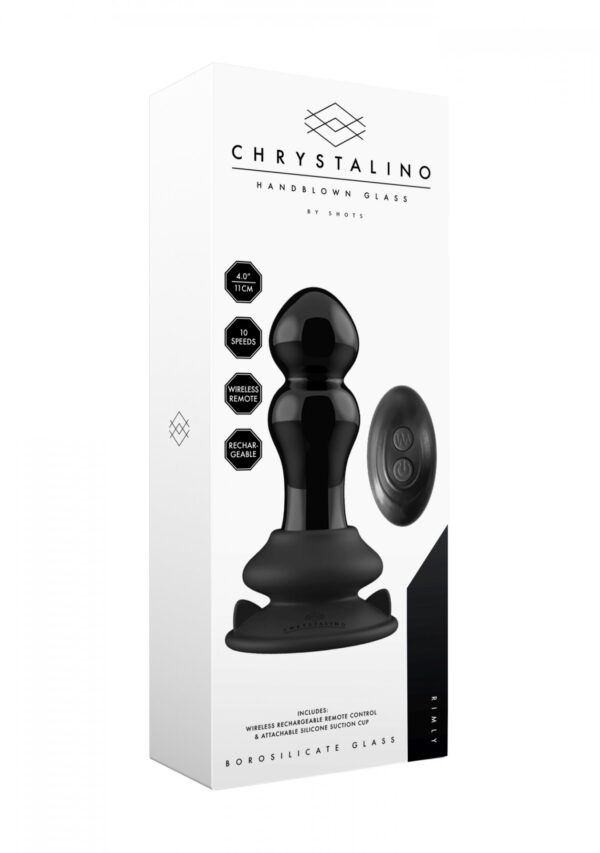 Rimly   With Suction Cup and Remote   10 Speed   Black - obrazek 8