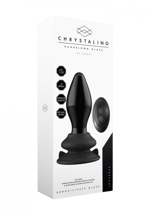 Stretchy   With Suction Cup and Remote   10 Speed   Black - obrazek 8