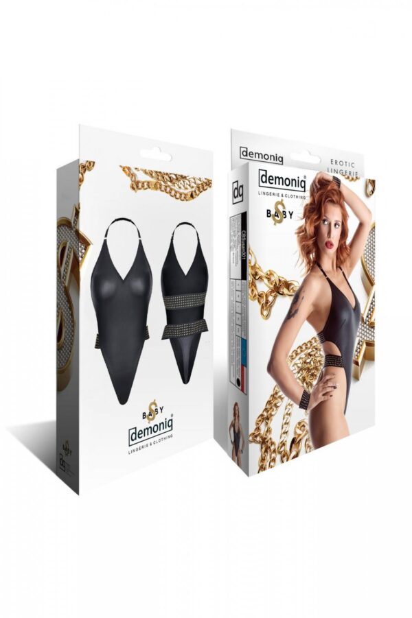 Bielizna SUSAN001 body czarne XXL - obrazek 8