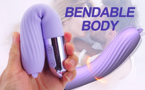 Wibrator Silicone Vibrator USB, 10 vibration modes, Heating - obrazek 8