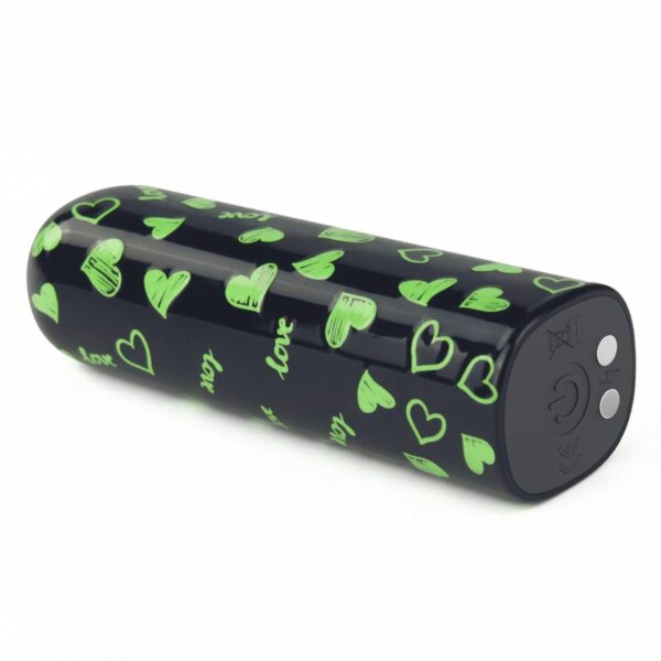 Rechargeable Glow in the dark Heart Massager - obrazek 8