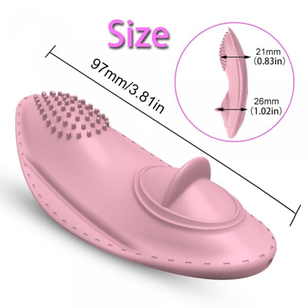 Wibrator Strap on Vibrator 01  Pink - obrazek 8