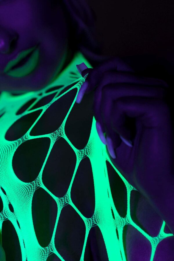 Bodystocking with Halterneck   Green   XS/XL - obrazek 8