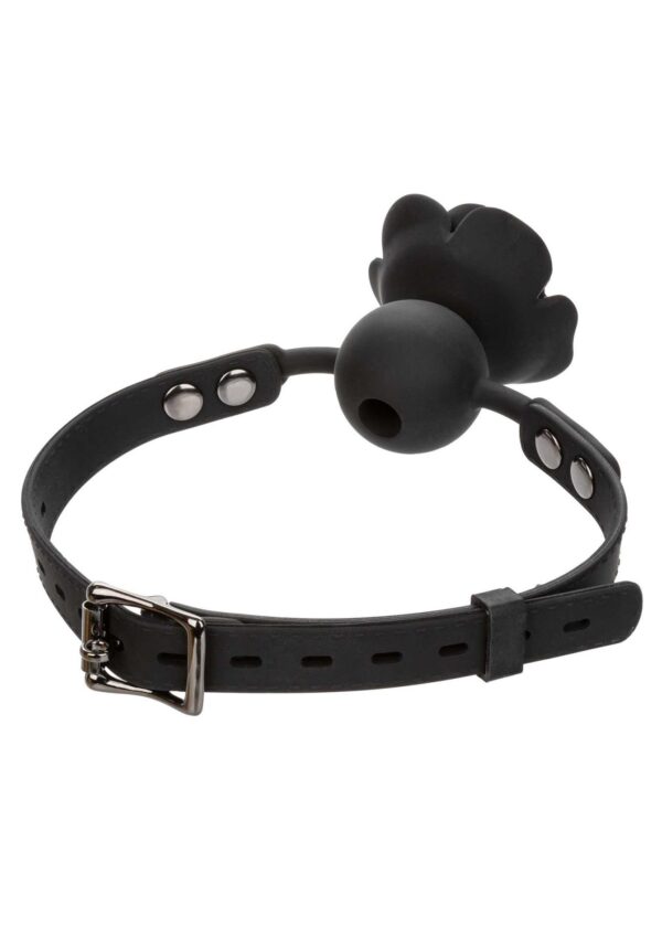 Removable Rose Gag Black - obrazek 8