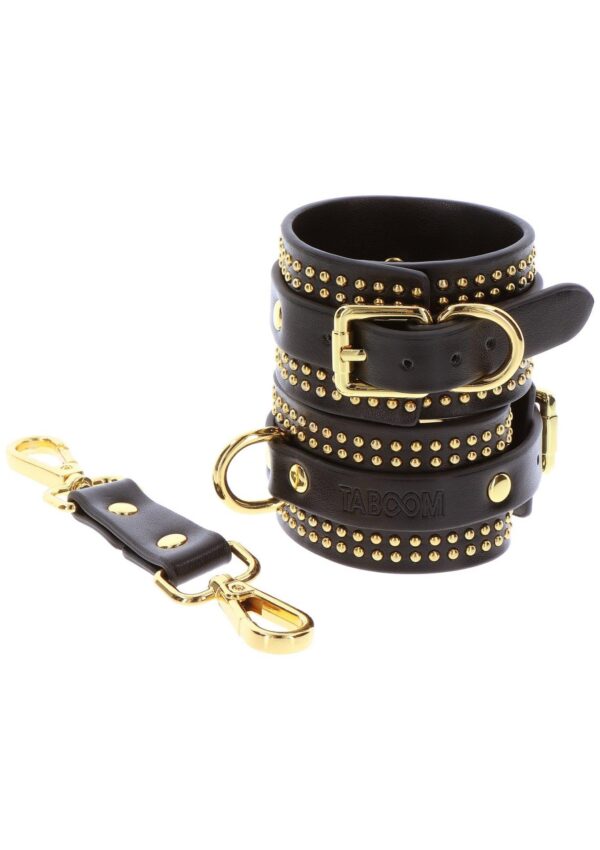 Studded Ankle Cuffs Set Black - obrazek 8