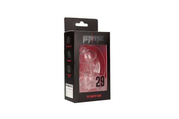 Model 29   TPE Chastity Cage   Transparent - obrazek 8