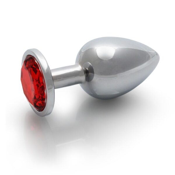 Round Gem Butt Plug   Large - obrazek 8