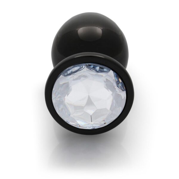 Round Gem Butt Plug   Large - obrazek 8