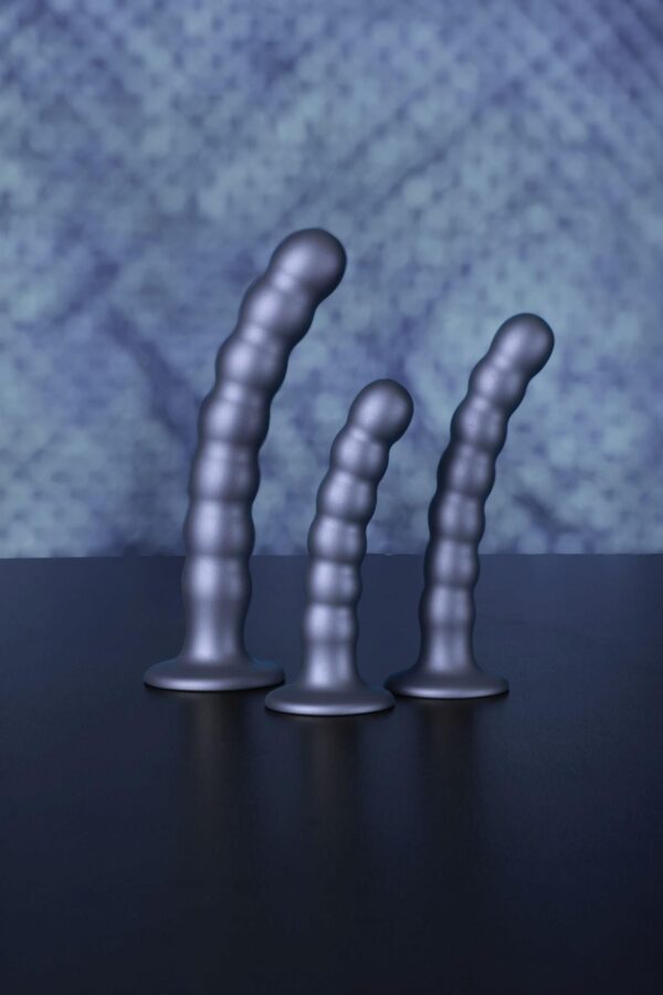 Beaded Silicone G Spot Dildo   5 / 13 cm - obrazek 8