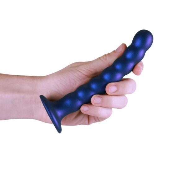 Beaded Silicone G Spot Dildo   6,5 / 16,5 cm - obrazek 8