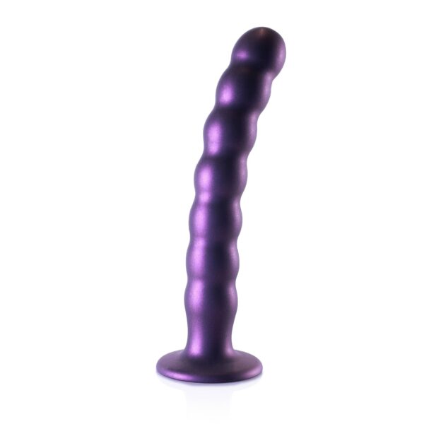 Beaded Silicone G Spot Dildo   8 / 20,5 cm - obrazek 8