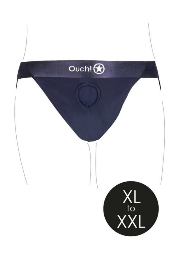 Vibrating Strap on Panty Harness with Open Back   XL/XXL - obrazek 8
