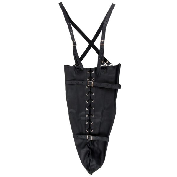 Lace up Full Sleeve Arm Restraint   Black - obrazek 8
