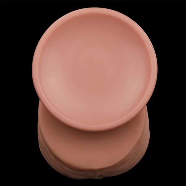 12 King Sized Sliding Skin Dual Layer Dong - obrazek 8