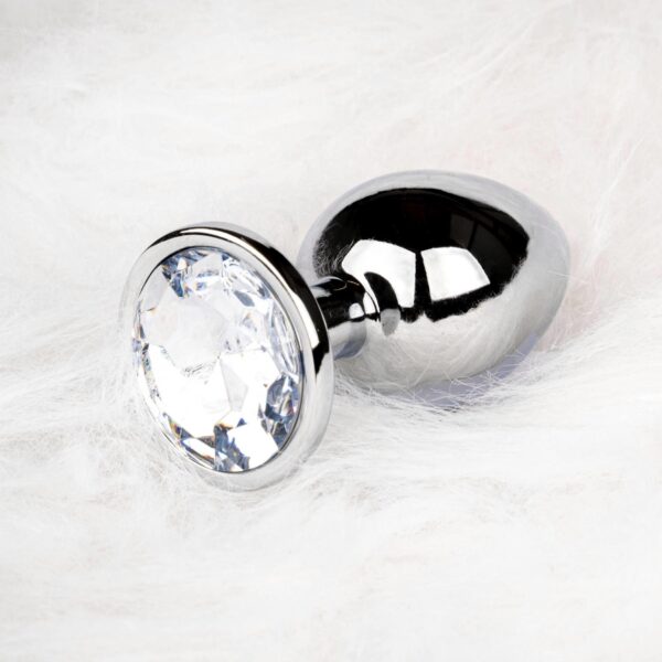 Round Gem Butt Plug   Medium - obrazek 8