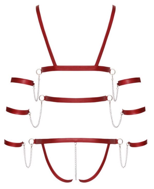 Bad Kitty Strap Body red L - obrazek 8