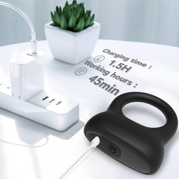 Oring Black, 9 vibration functions - obrazek 8