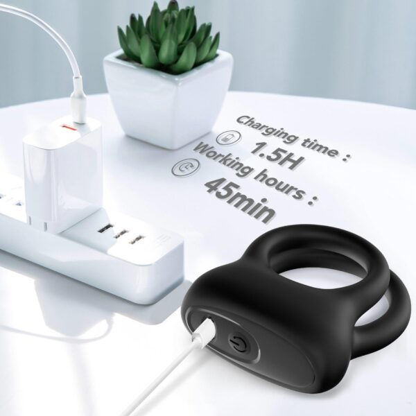 Dualo Black, 9 vibration functions - obrazek 8