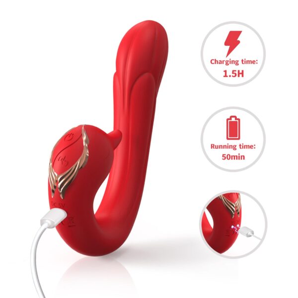 Swan Red, 9 vibration functions - obrazek 8
